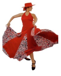 Vestido de flamenca E3666 <b>Color - Foto, Talla - 38</b>