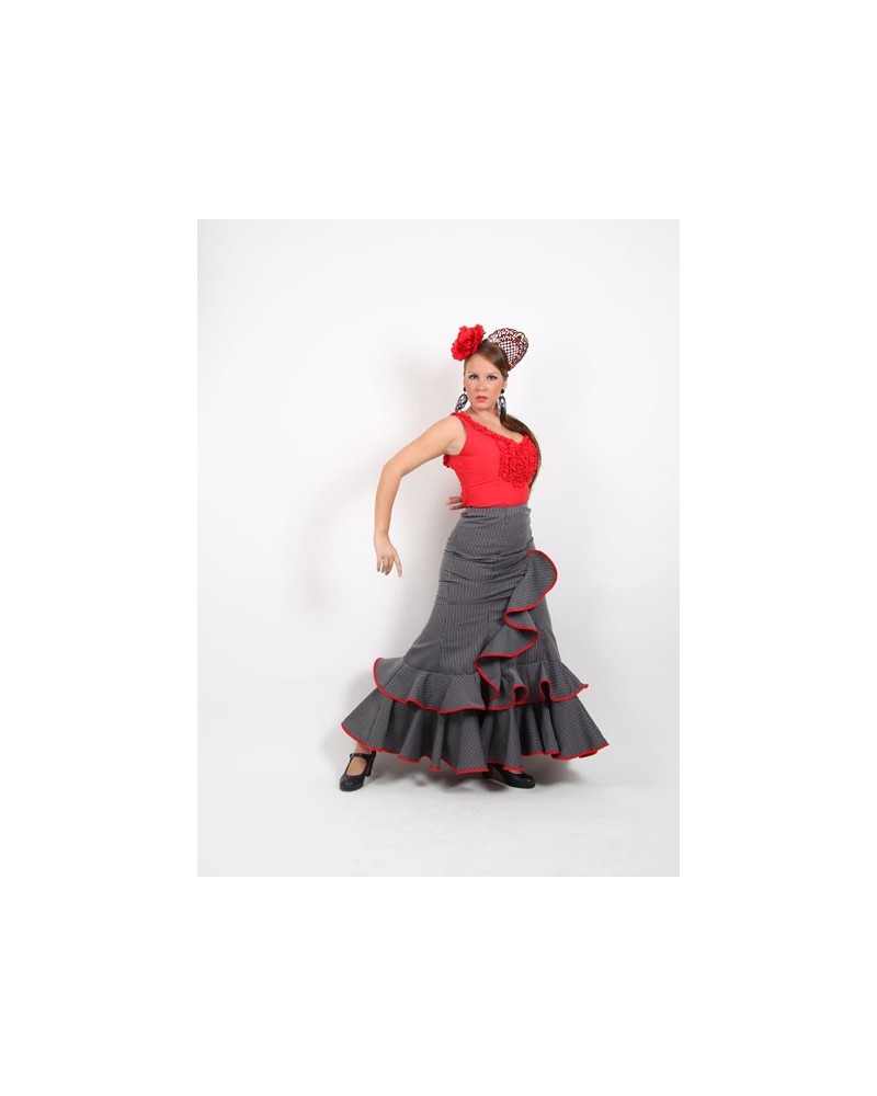 Falda de flamenco o falda Camino para señora