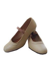 Zapatos Flamenco de Piel Beige <b>Color - Beigs, Talla - 42</b>