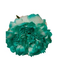Flores de Flamenca, Peonias grandes <b>Color - Verde/Agua, Talla - G</b>