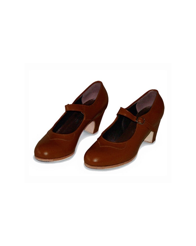 Zapatos Flamenco Mercedes de Gallardo en Piel Colores
