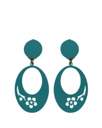 Pendientes Flamenca para Niña <b>Color - Bourdeos, Talla - P</b>