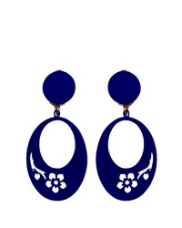 Pendientes Flamenca para Niña <b>Color - Azulon, Talla - P</b>