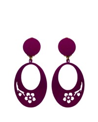 Pendientes Flamenca para Niña <b>Color - Cardenal, Talla - P</b>