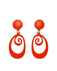 Pendientes Flamenca Bebé <b>Color - Naranja, Talla - XS</b>