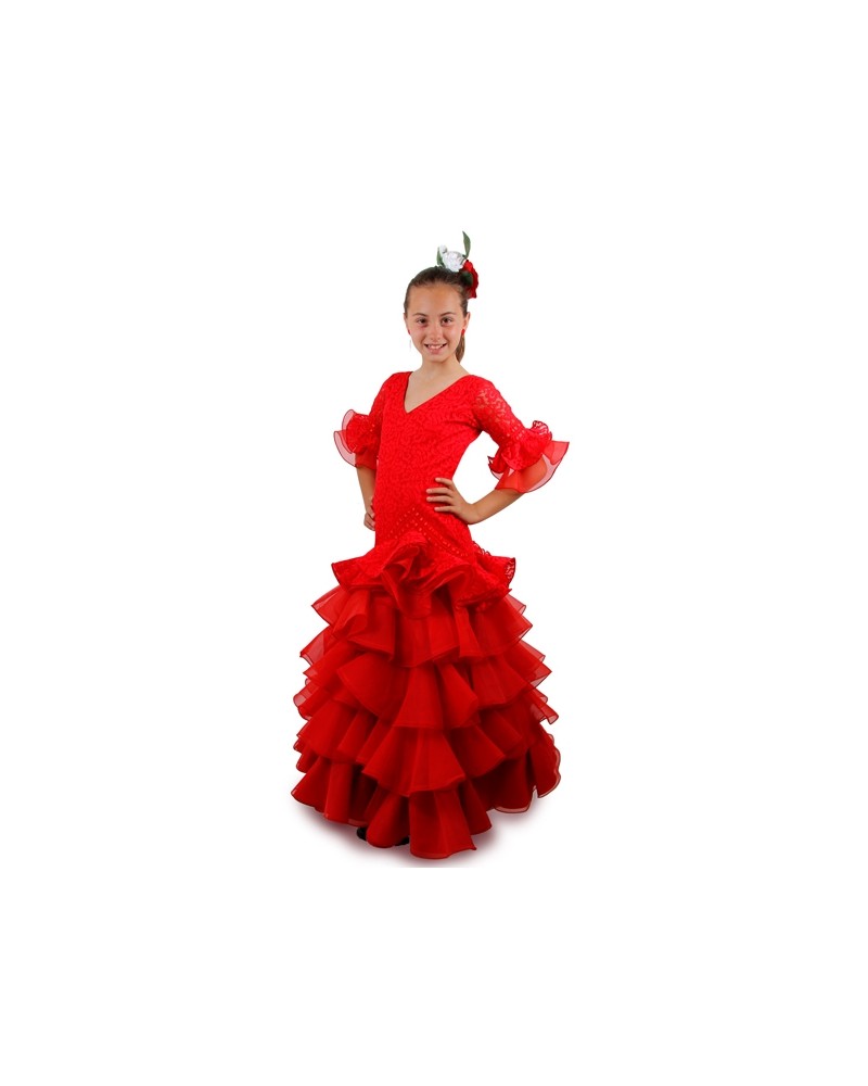 Trajes Flamenca Niña 2016, Manzanilla