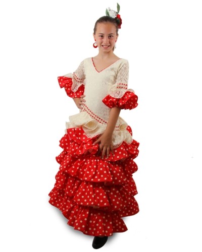 Trajes de Flamenca para niña, Jabera