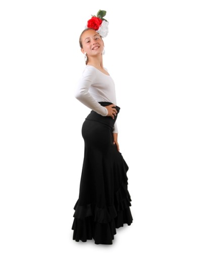 Faldas de Ensayo Flamenco Niñas, Modelo Salon F115 - El Rocio
