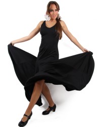 Vestidos de Flamenca Bailaora <b>Color - Negro, Talla - XS</b>