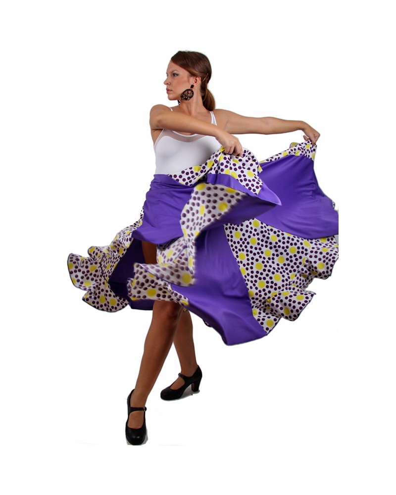 Falda Flamenca mod. EF024 sra (punto-crespon)