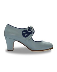 Zapatos Flamenco, Acorde Profesional <b>Color - B Celeste/Azul Piel, Talla - 41</b>