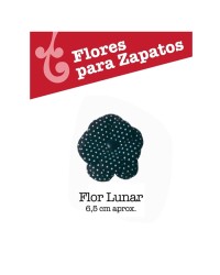 Flor Lunar para Zapatos de Flamenco <b>Color - Varios, Talla - Unica</b>