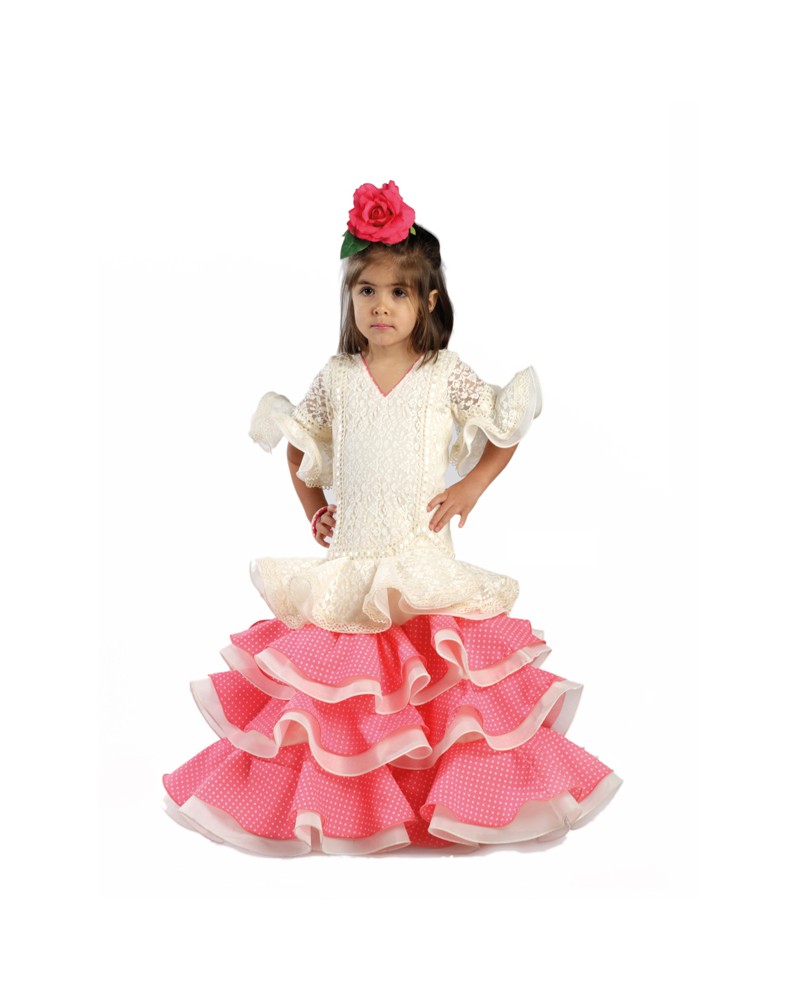 vestido flamenco para niña
