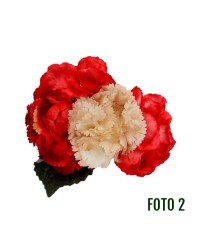 Flores Flamencas Clavel <b>Color - Foto 2, Talla - P</b>