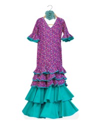 Trajes De Flamenca Niña, talla 6 <b>Color - Foto, Talla - 6</b>