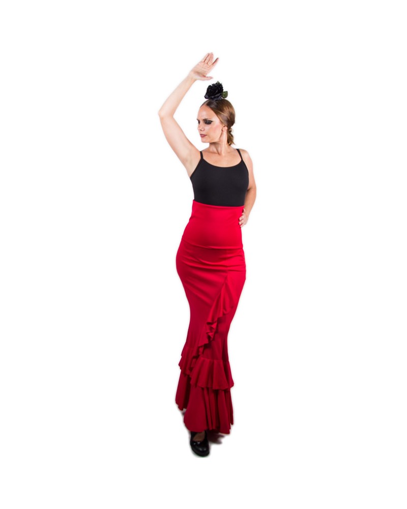 faldas flamencas rojas