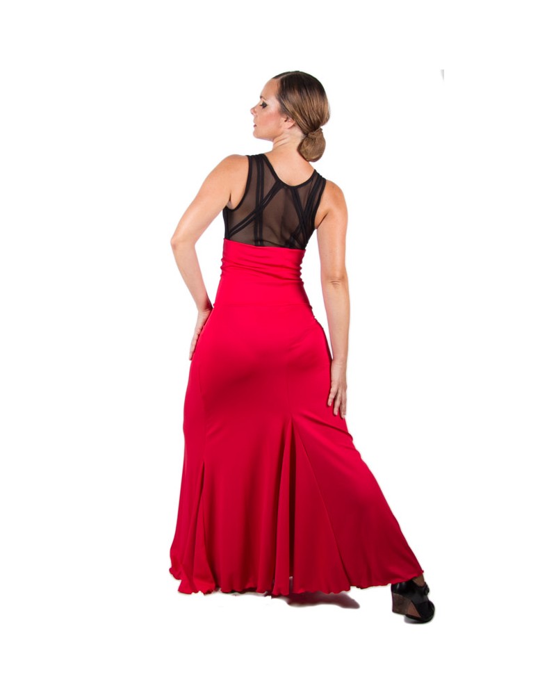 faldas flamencas cintura alta