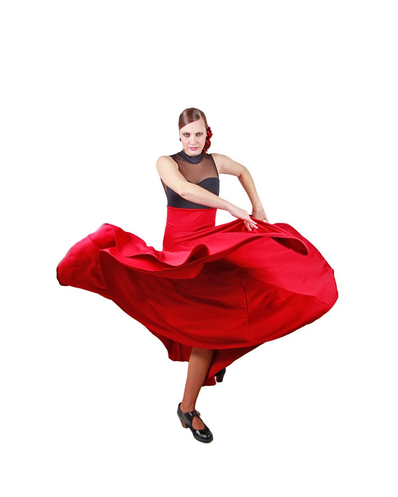 faldas flamencas roja