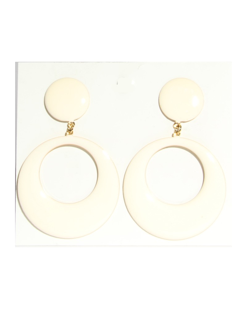 Pendientes de Flamenca blancos