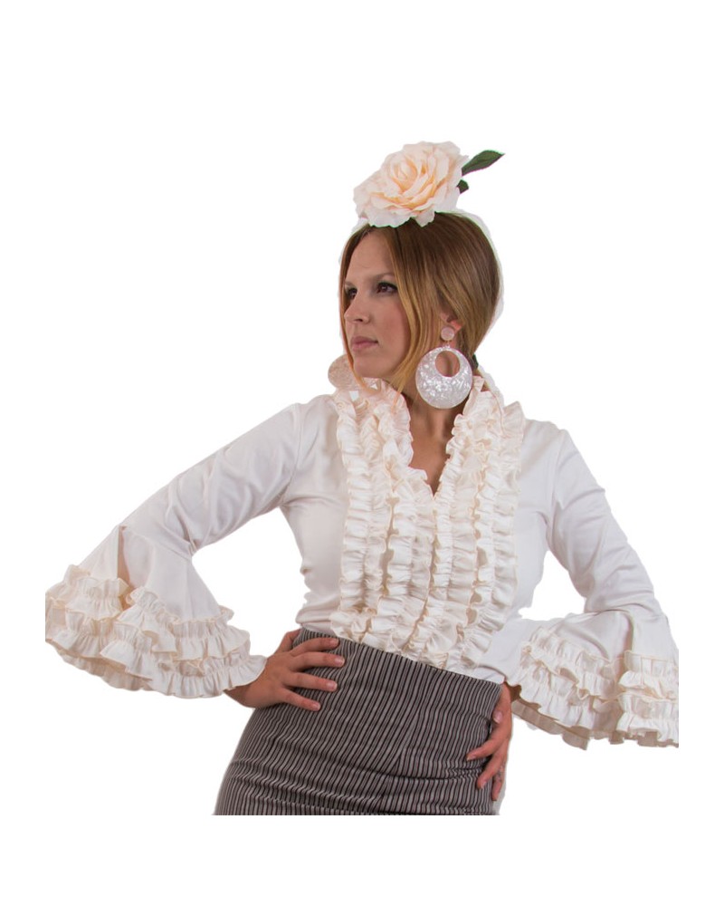 Camisas flamencas con mangas y chorreras El Rocio