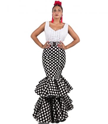 Conjunto flamenco, falda y blusa flamenca 
