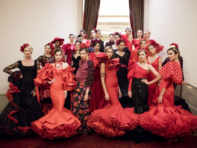 Vestidos de flamenca rojos
