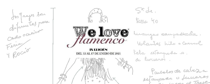 Las pasarela Flamenca se reinventa. Habrá We Love Flamenco 2021.